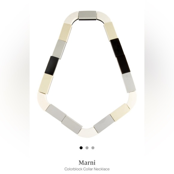 Marni colorblock collar necklace - Picture 3 of 3